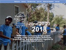 Tablet Screenshot of fixingitforchrist.com
